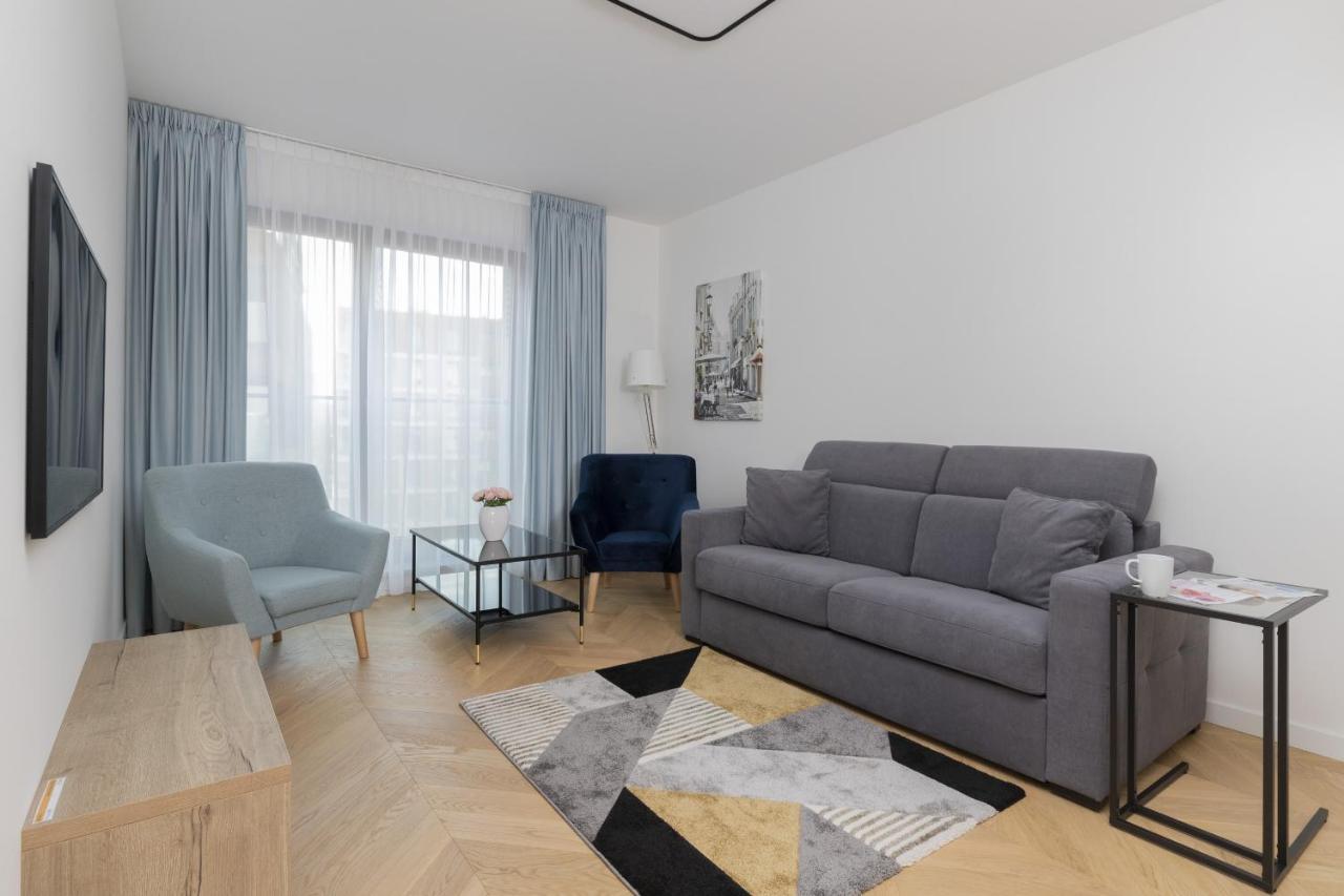 Warsaw Praga Okrzei Apartment By The River By Noclegi Renters エクステリア 写真